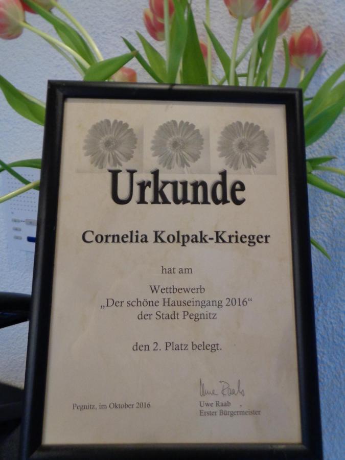 Ferienwohnung Cornelia Kolpak-Krieger Pegnitz Exterior foto
